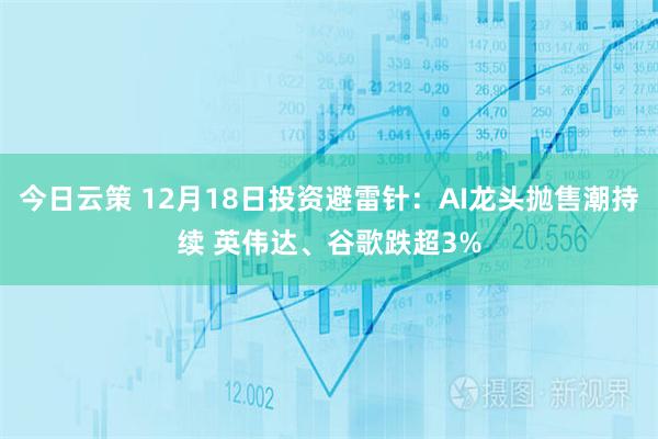 今日云策 12月18日投资避雷针：AI龙头抛售潮持续 英伟达、谷歌跌超3%